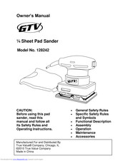 GTV 128242 Owner's Manual