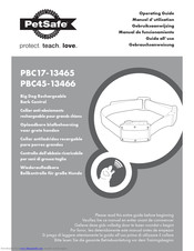 Petsafe PBC17-13465 Operating Manual
