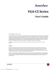 Avenview VGA-C5-R User Manual