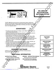 Basler BE1-MMS100 Manual