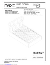 Next ELISE Assembly Instructions Manual