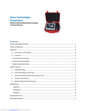 Stone Technologies Corporation 4110Dual Technical Manual