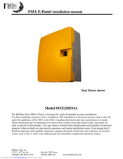 MidNite Solar MNE250SMA Installation Manual
