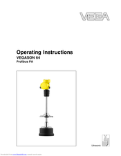 Vega VEGASON 64 Operating Instructions Manual