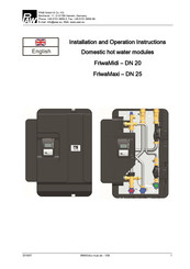 PAW FriwaMaxi-DN 25 Installation And Operation Instructions Manual