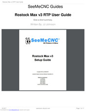 SeeMeCNC Rostock Max v3 Setup Manual