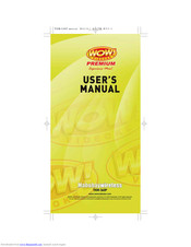 WOW! Videoke Premium TKM-360P User Manual