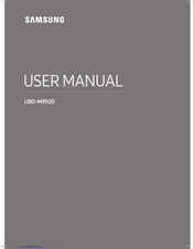 Samsung UBD-M9500 User Manual
