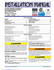 York AC21 series Installation Manual