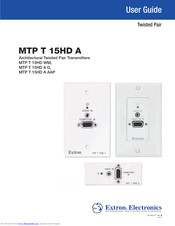 Extron electronics MTP T 15HD A User Manual