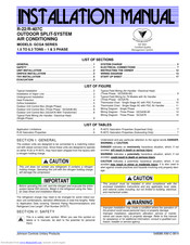 York GCGA SERIES Installation Manual