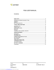 Connect P500 User Manual