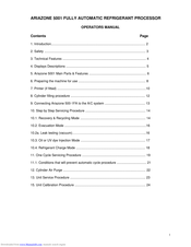 ariazone 5001 Operator's Manual