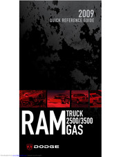 Dodge RAM 2500 2009 Quick Reference Manual