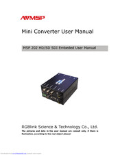 RGBlink MSP 202 User Manual