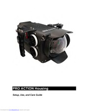 Gates Underwater Products PRO ACTION Setup, Use And Care Manual