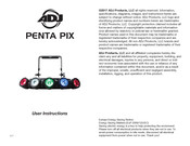 ADJ penta pix User Instructions