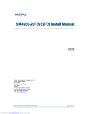 Maipu SM4200-52FC Install Manual
