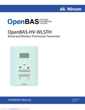 Mircom OpenBAS-HV-WLSTH Installation Manual