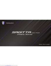 Tesoro Sagitta Spectrum Quick Start Manual