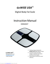 GoWISE USA GW22037 Instruction Manual