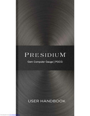 PRESIDIUM PGCG User Handbook Manual