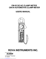 ROVA INSTRUMENTS CM-02 User Manual