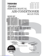 Toshiba Carrier MMU-AP0182H2UL Service Manual