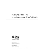 Sun Microsystems Netra t 1405 Installation And User Manual