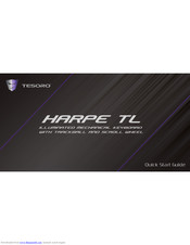 Tesoro HARPE TL Quick Start Manual