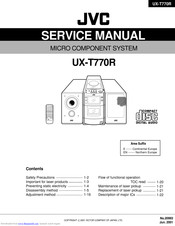 JVC UX-T770R Service Manual