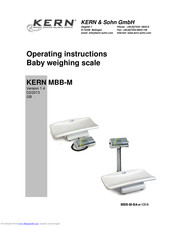 KERN MBB 15K2DM Operating Instructions Manual