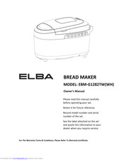 Elba EBM-G1282TW(WH) Owner's Manual