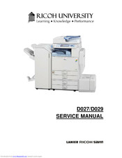 Ricoh D029 Service Manual