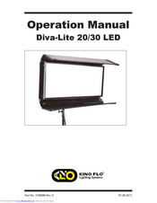 Kino Flo Diva-Lite 20 LED Operation Manual