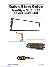 Kino Flo Select 20 LED Quick Start Manual