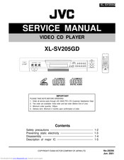 JVC XL-SV205GD Service Manual