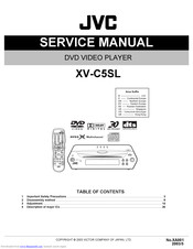 JVC XV-C5SL Service Manual