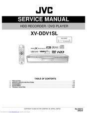 JVC XV-DDV1SL Service Manual