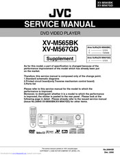 Jvc XV-M565BK Service Manual