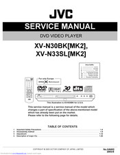 JVC XV-N30BK[MK2] Service Manual