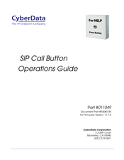 CyberData 011049 Operation Manual