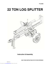 MDL POWERUP 22 TON LOG SPLITTER Instruction & Assembly Manual