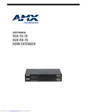 AMX DUX-RX-70 User Manual