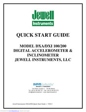 Jewell Instrument DXI 100 Quick Start Manual