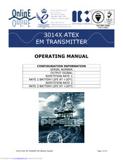 Online Electronics 3014X ATEX Operating Manual