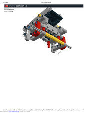 LEGO Dump Gear Attachment Assebly Instructions