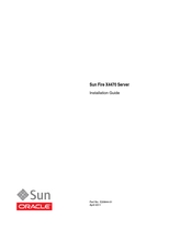 Sun Oracle Fire X4470 Installation Manual