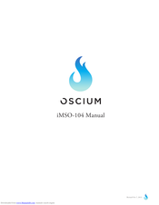 Oscium iMSO-104 Manual