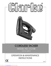 Clarke CCT48 Operation & Maintenance Instructions Manual